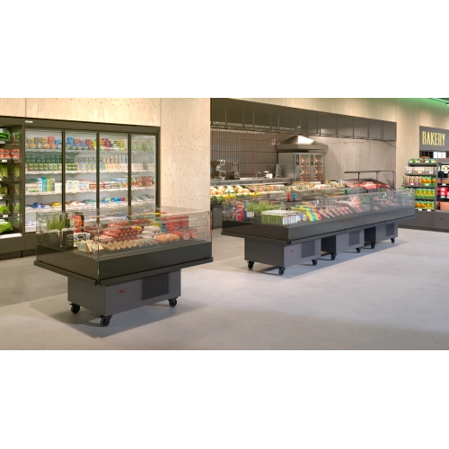 Холодильна вітрина Modern Expo Promos 950х1250х1155 мм, метал/скло, LED, Danfoss, Україна – для гастрономії та магазинів